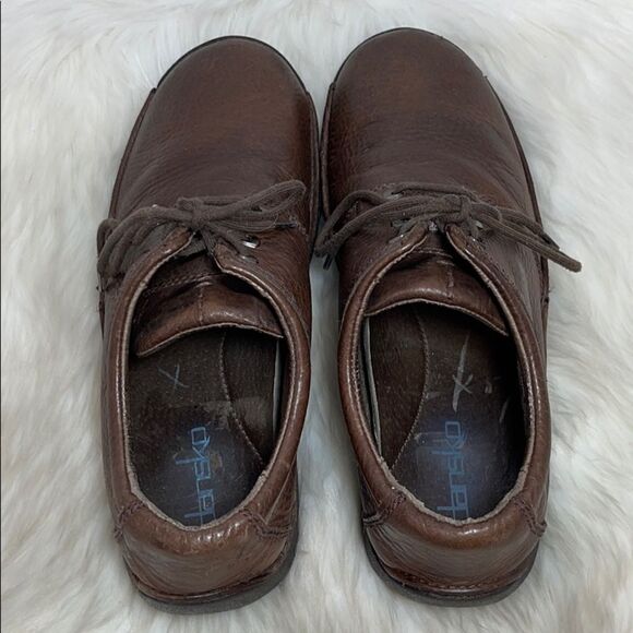 Dansko‎ Brown Pebbled Leather Oxfords Sz 45/11.5-12 main image 3